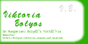 viktoria bolyos business card